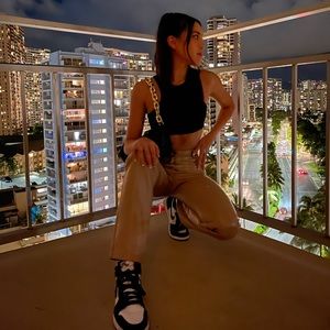 Aritzia Melina Pant in Sand Buff / Nude